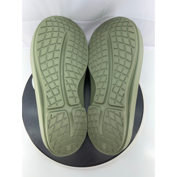 OOFOS OOahh Recovery Slide Mens Size 14 Sage Green Slip On Comfort Sandals NEW main image 8